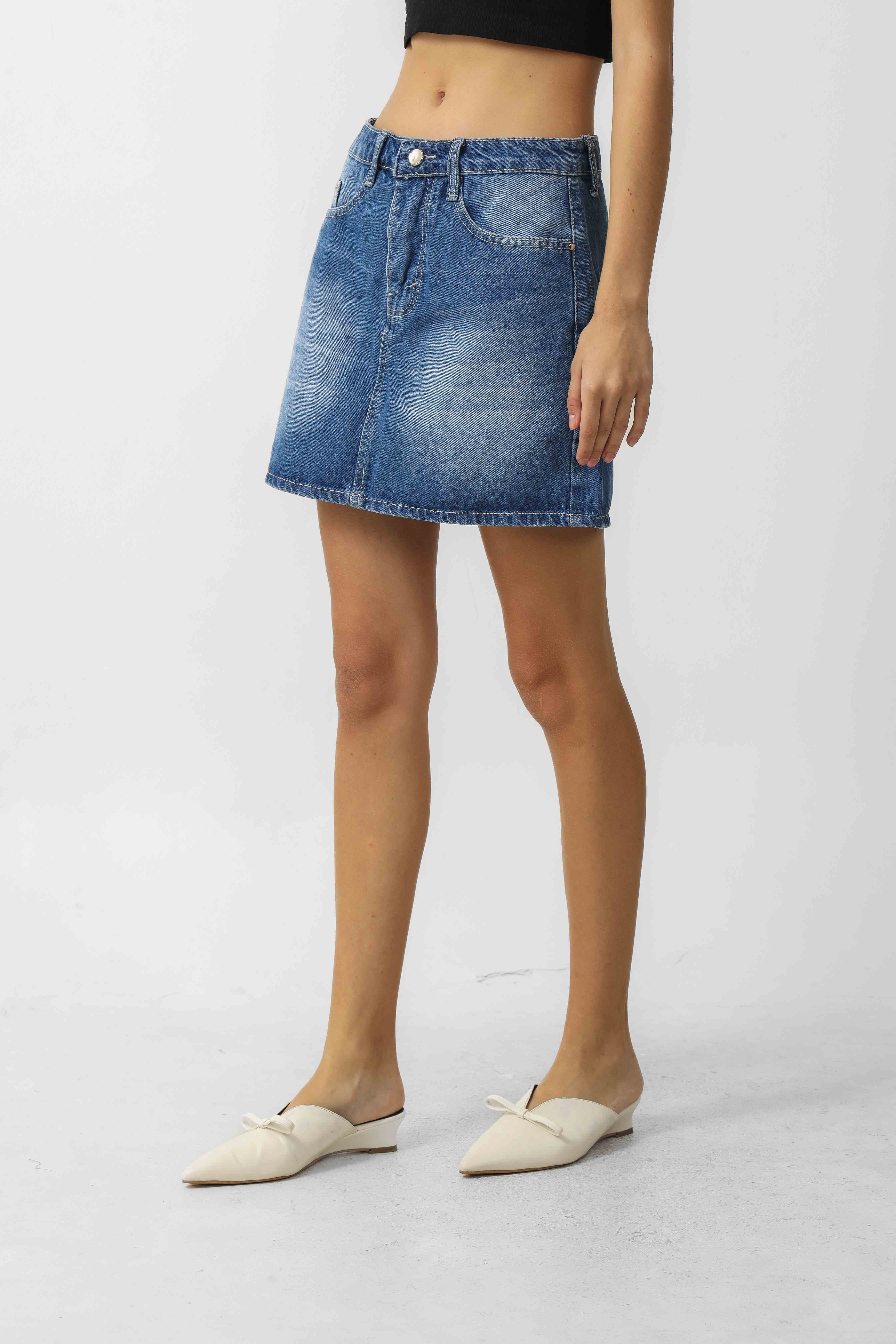 Cynthia Denim Skirt