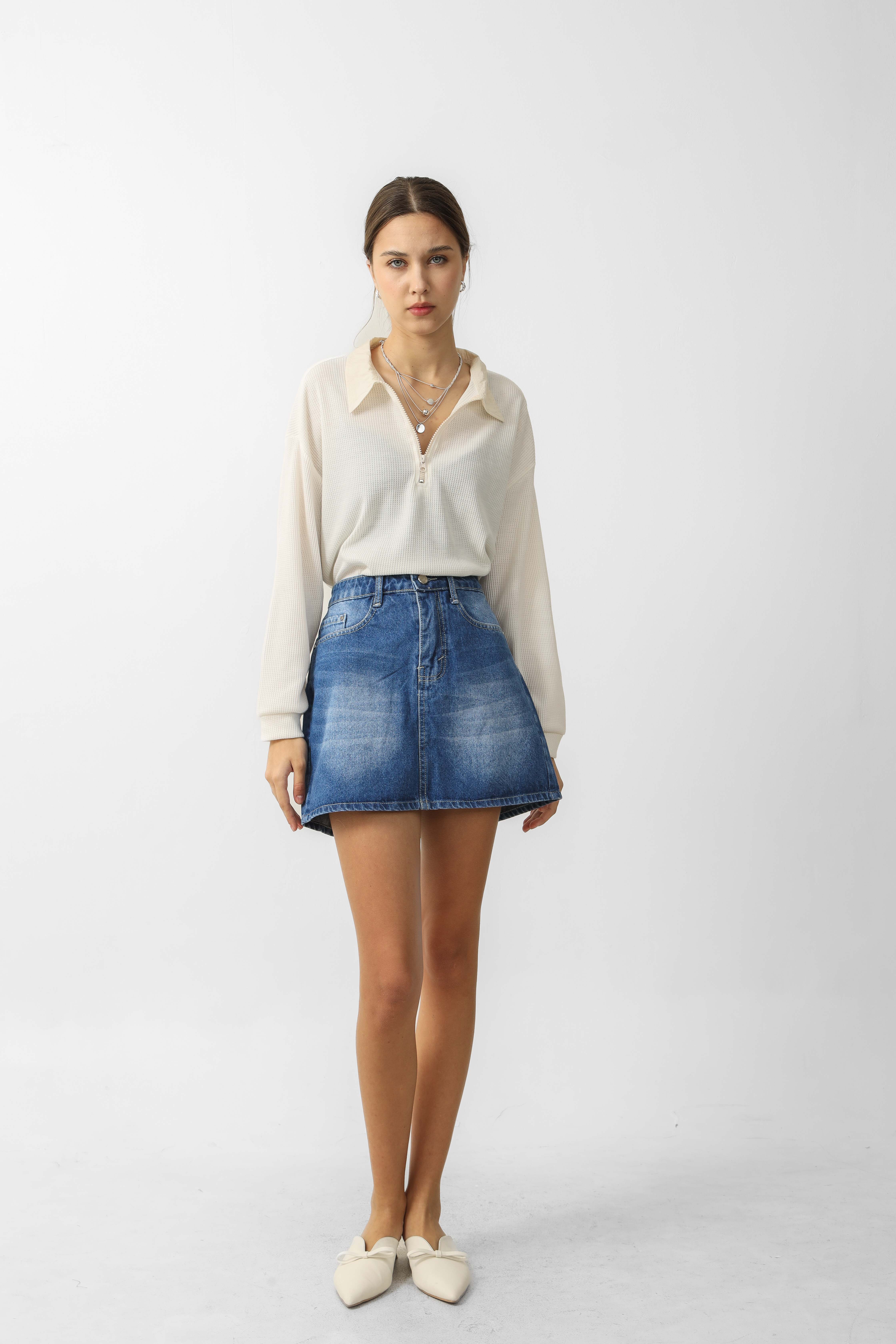 Cynthia Denim Skirt