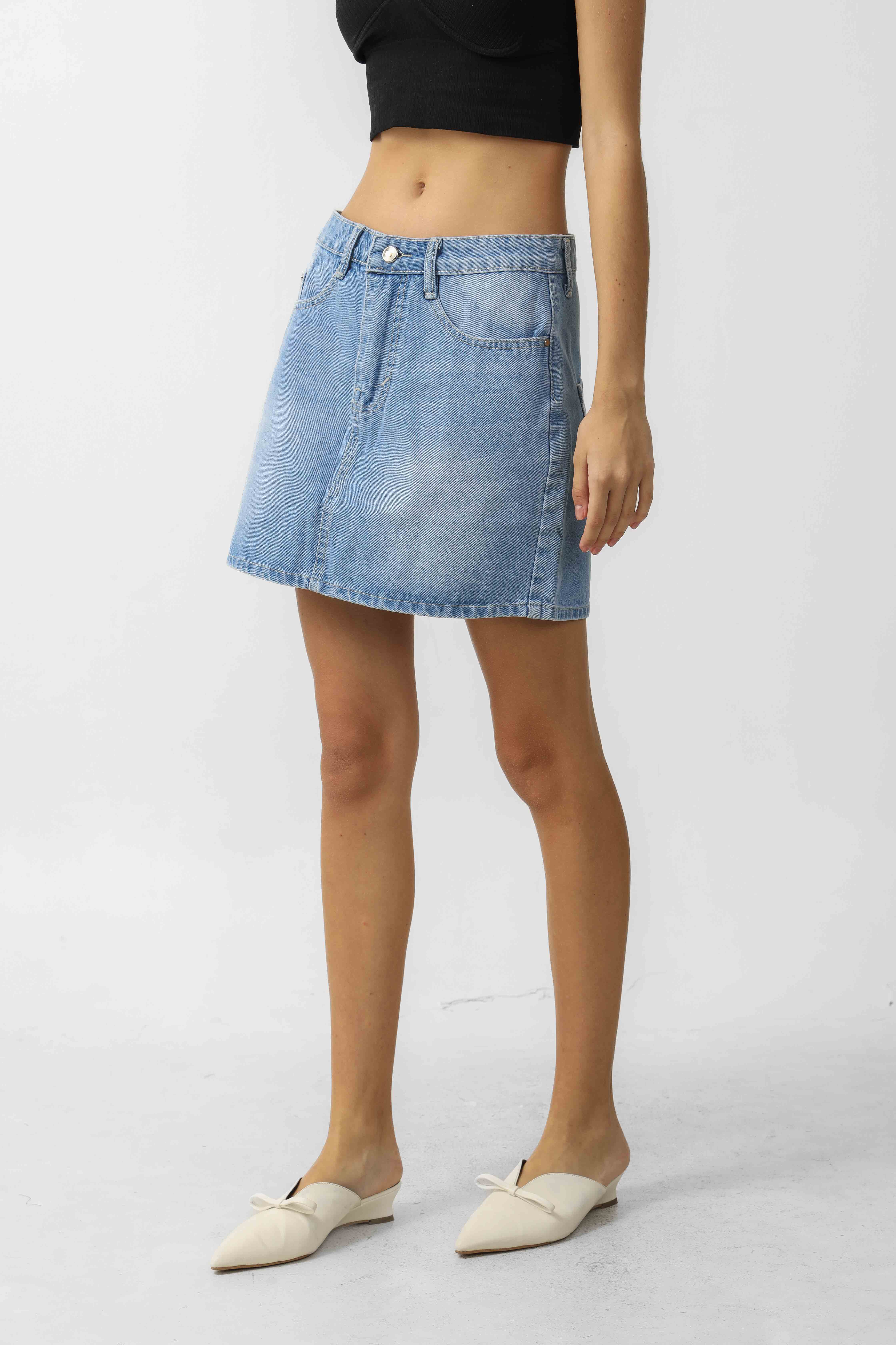 Cynthia Denim Skirt