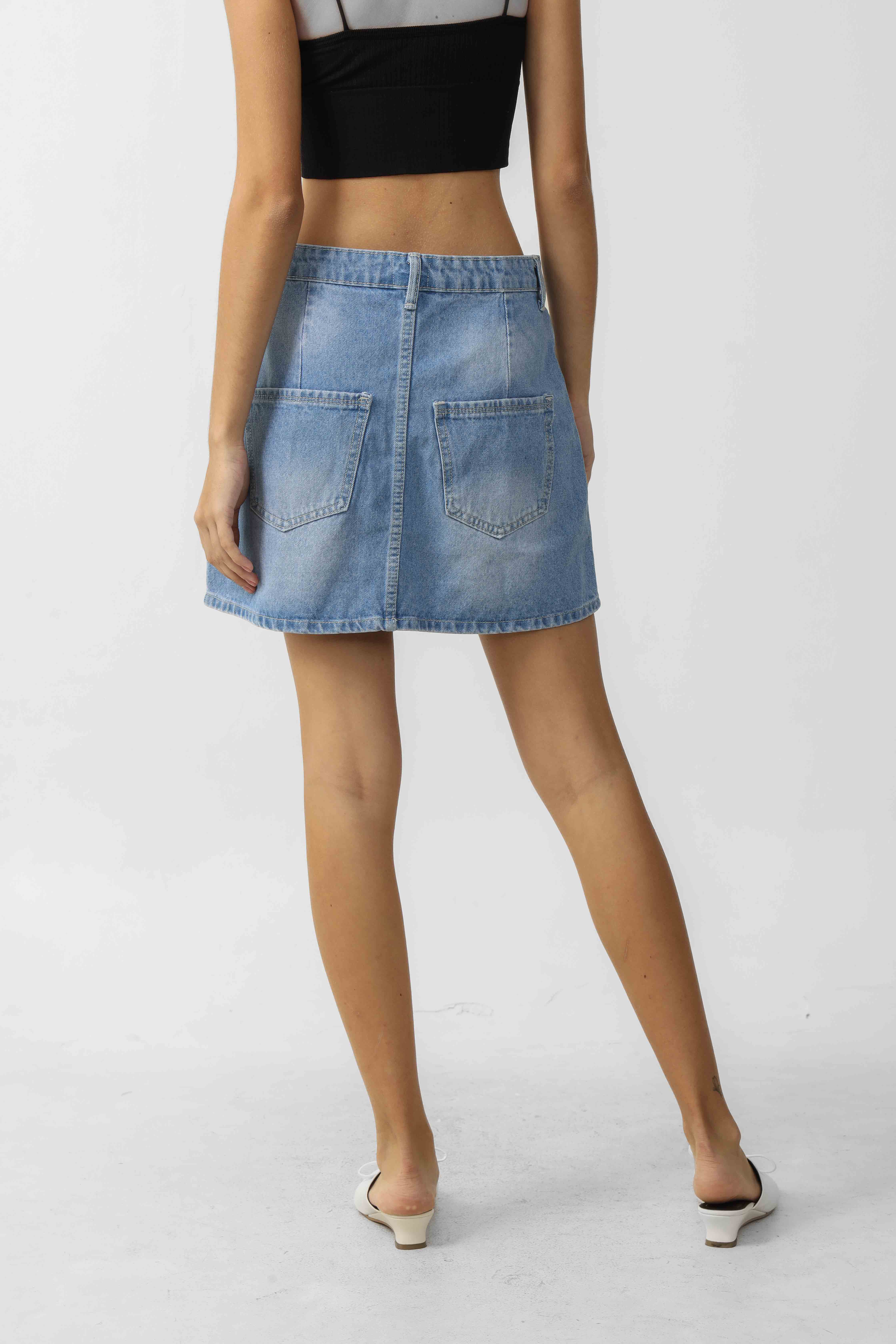 Cynthia Denim Skirt