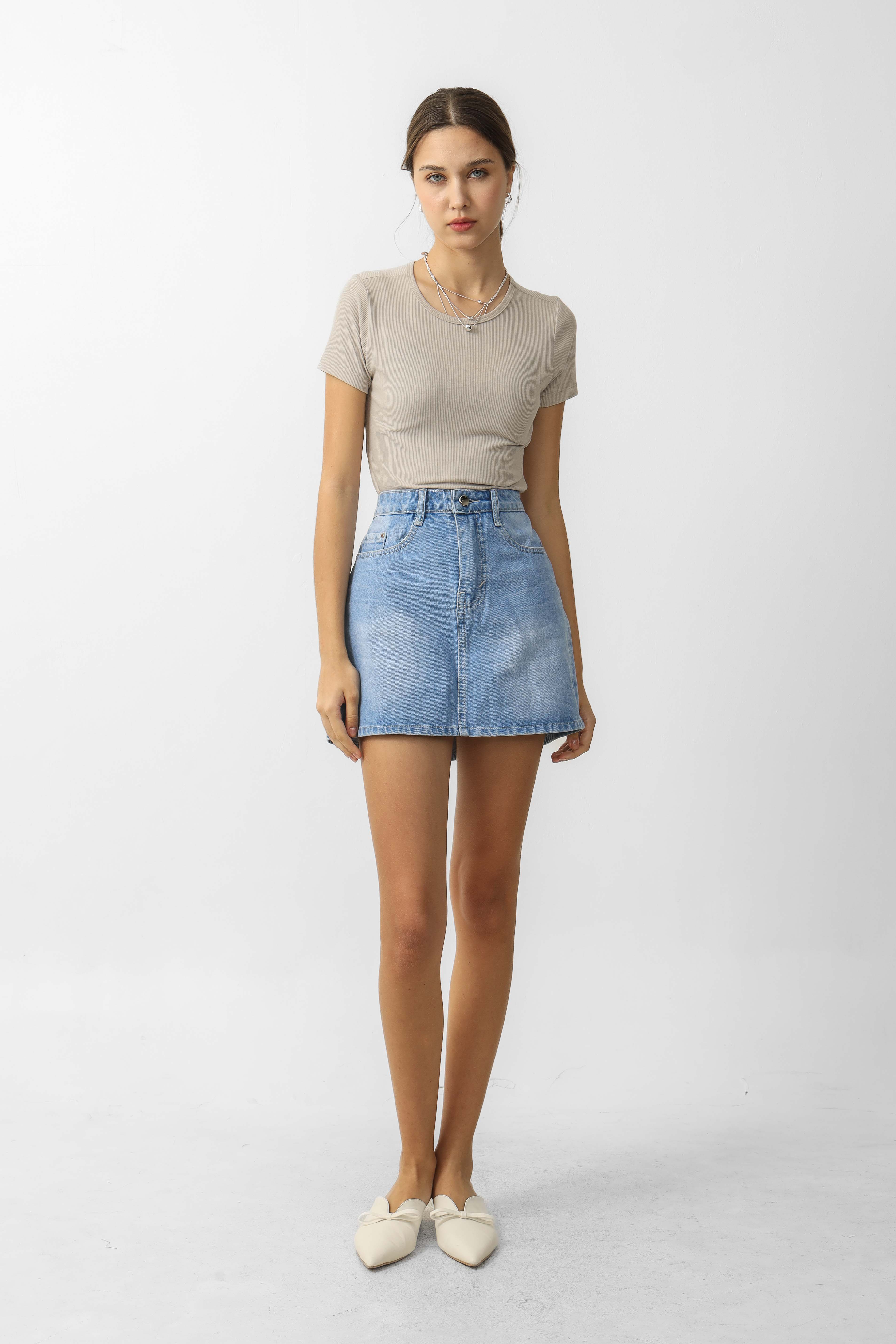 Cynthia Denim Skirt