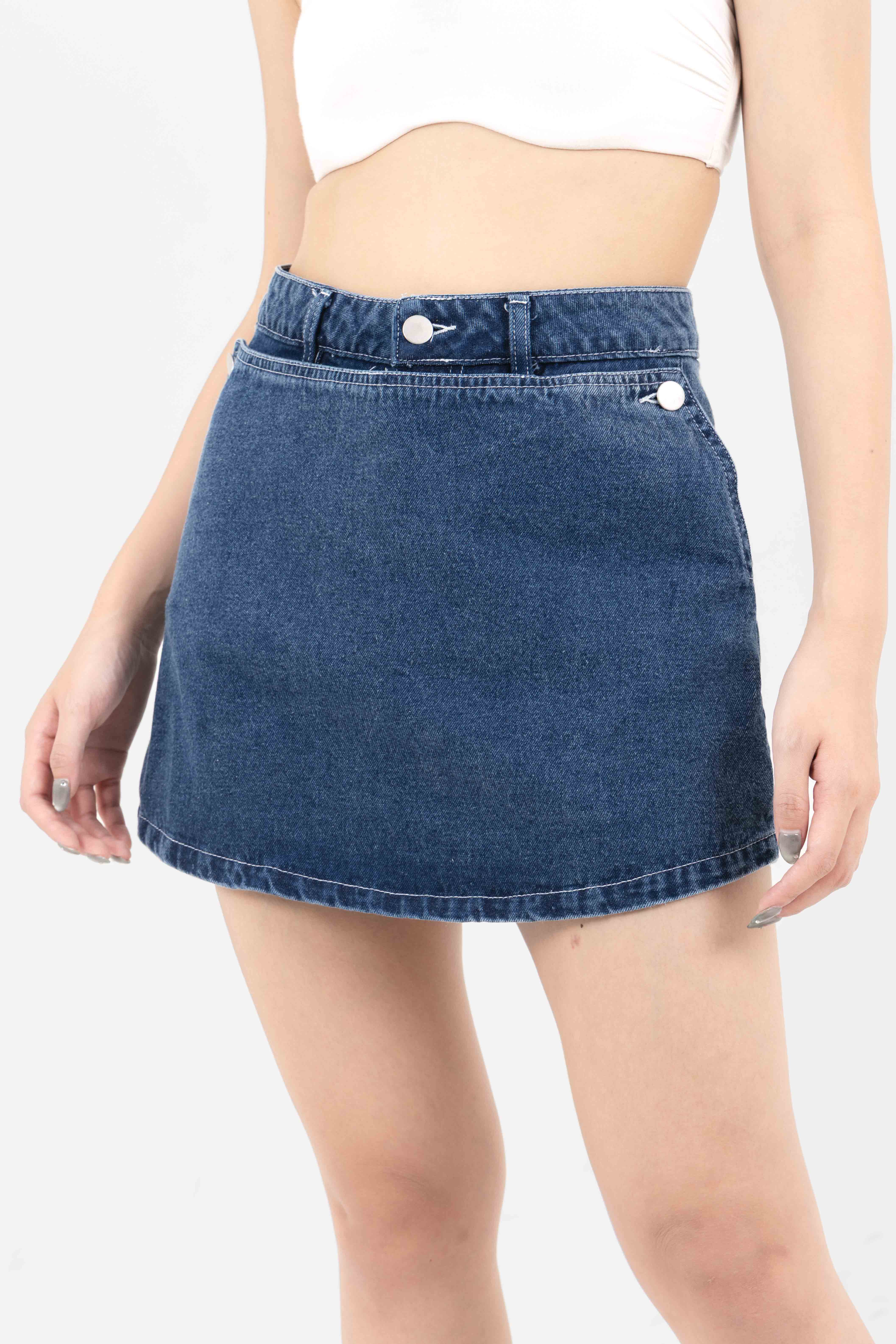 Noni Denim Skort
