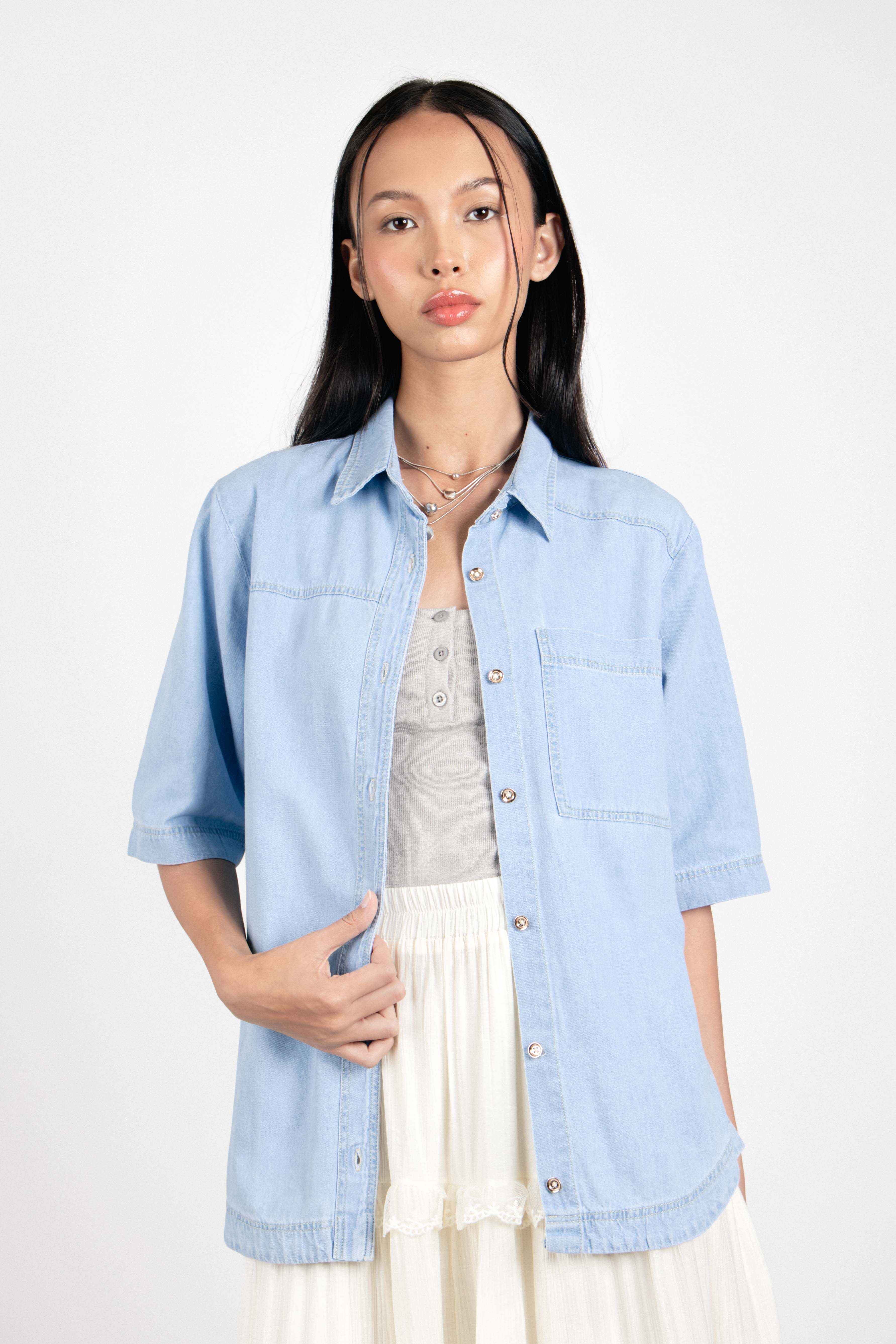  Stevi Denim Shirt 