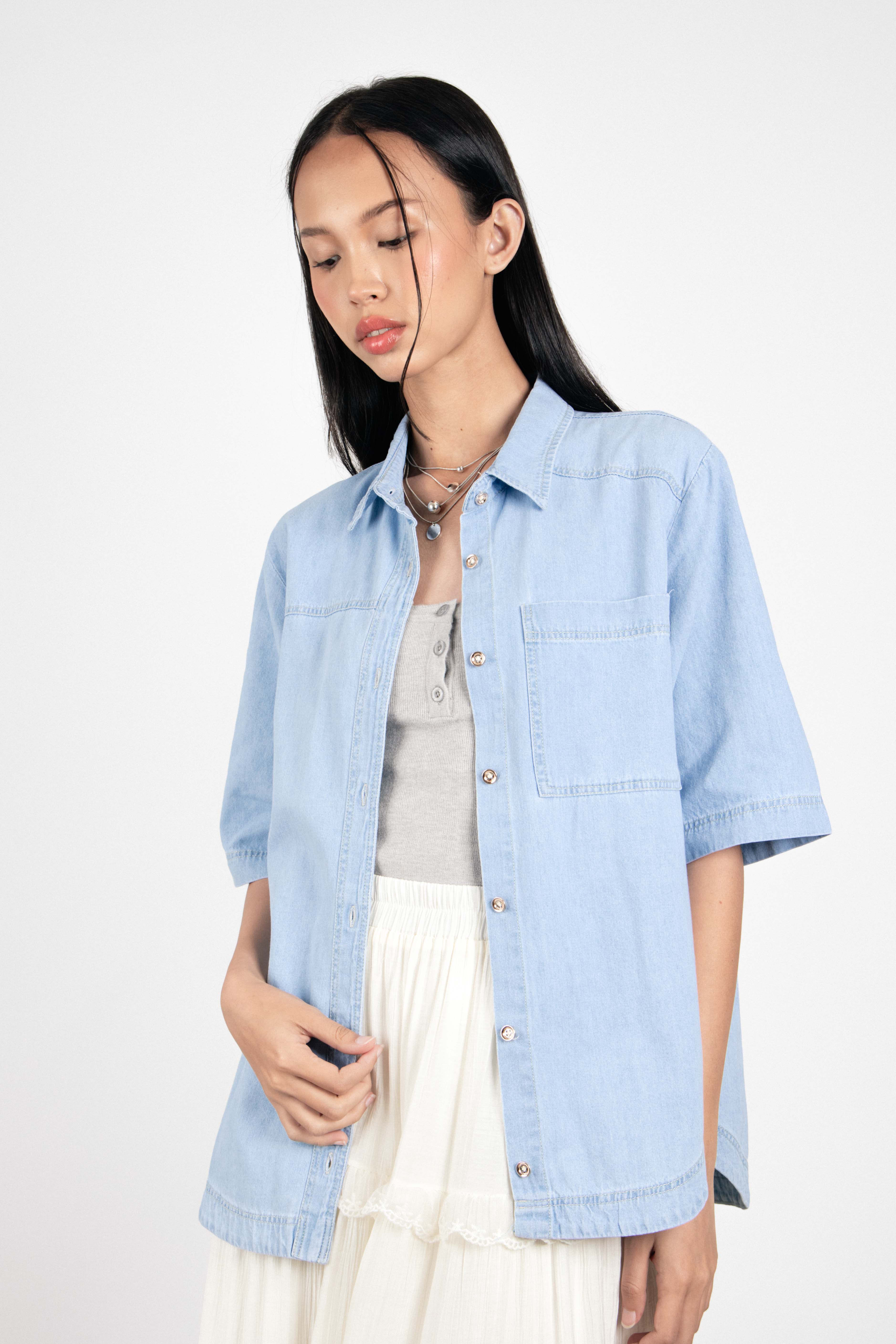  Stevi Denim Shirt 