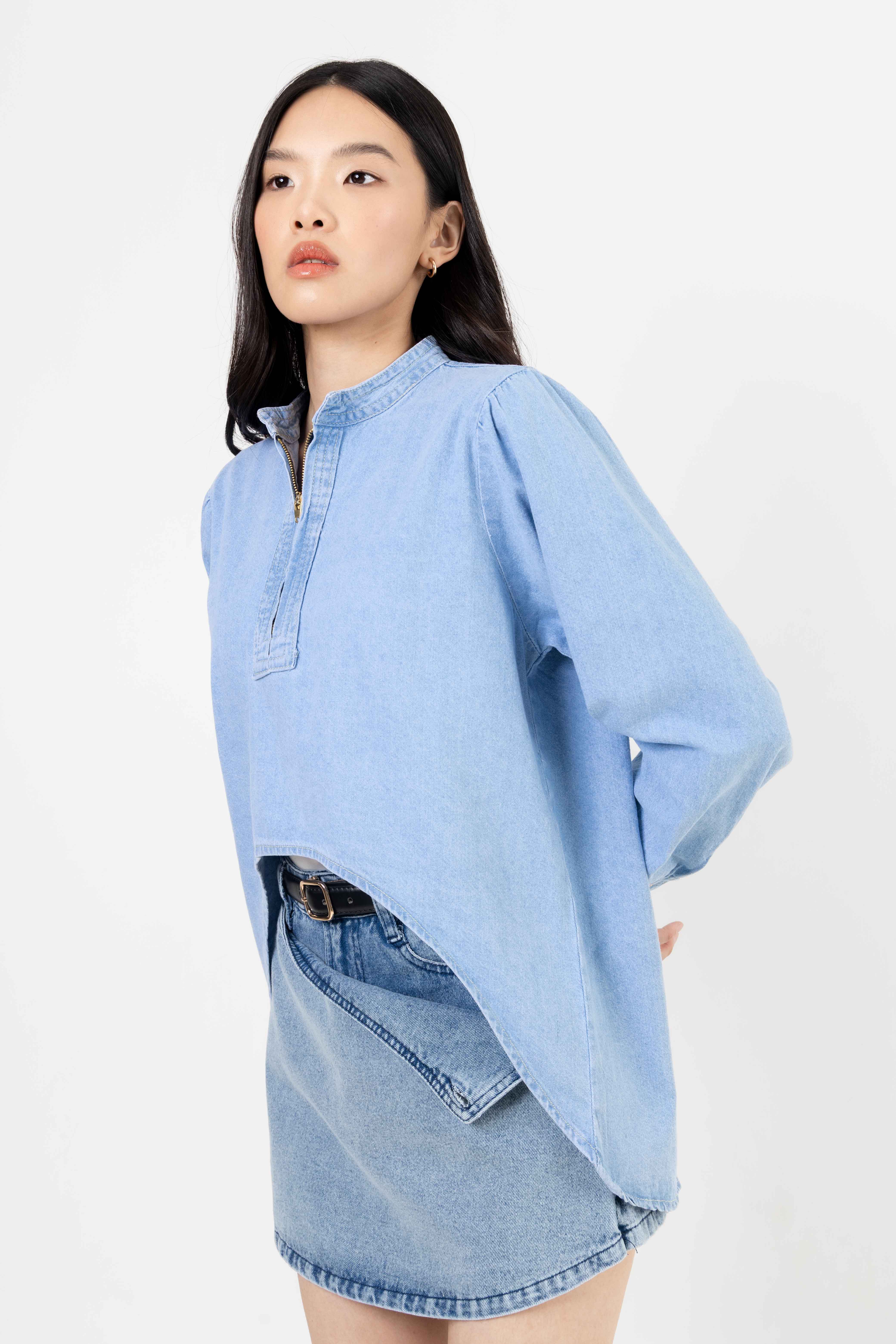Vonny Denim Blouse