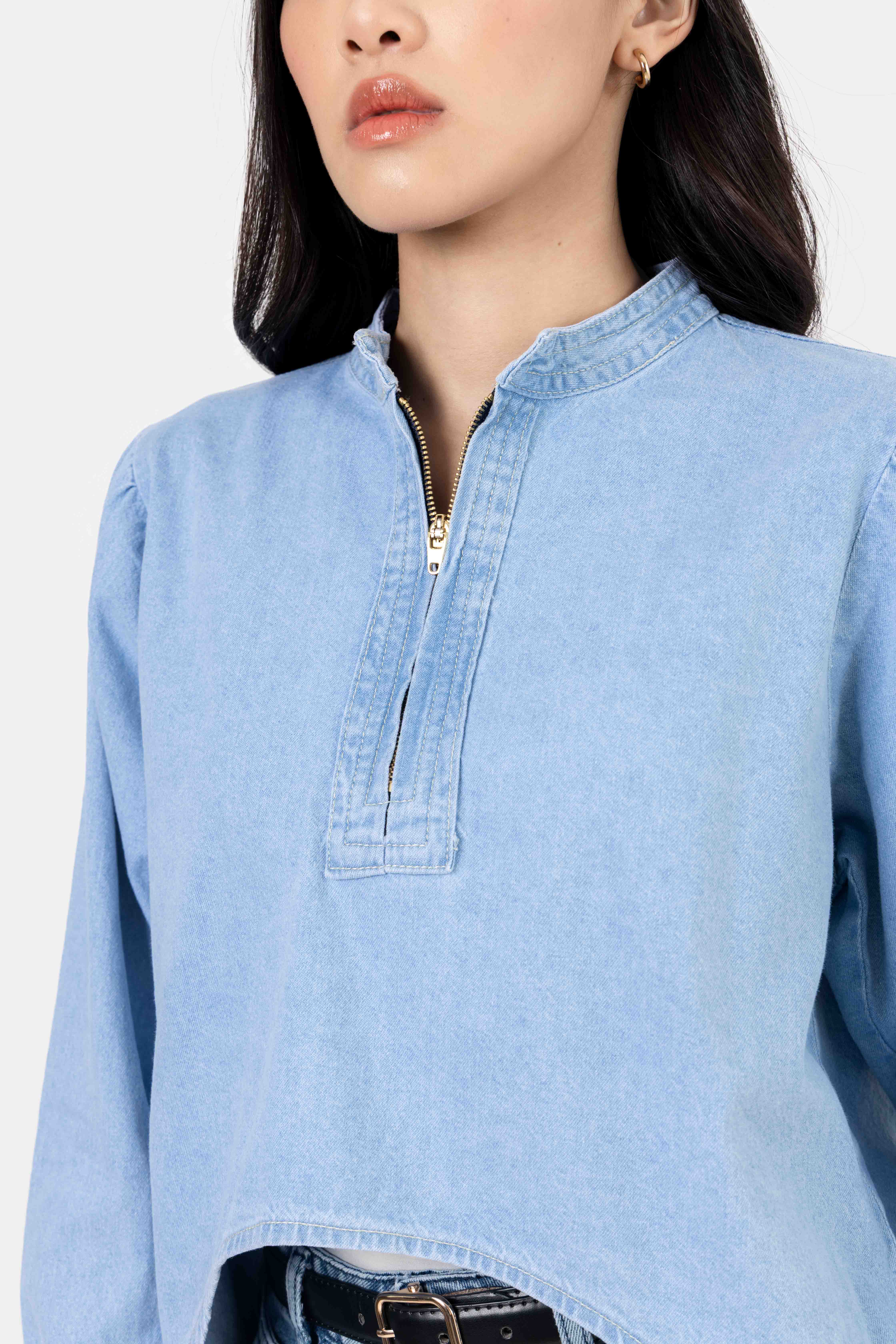 Vonny Denim Blouse
