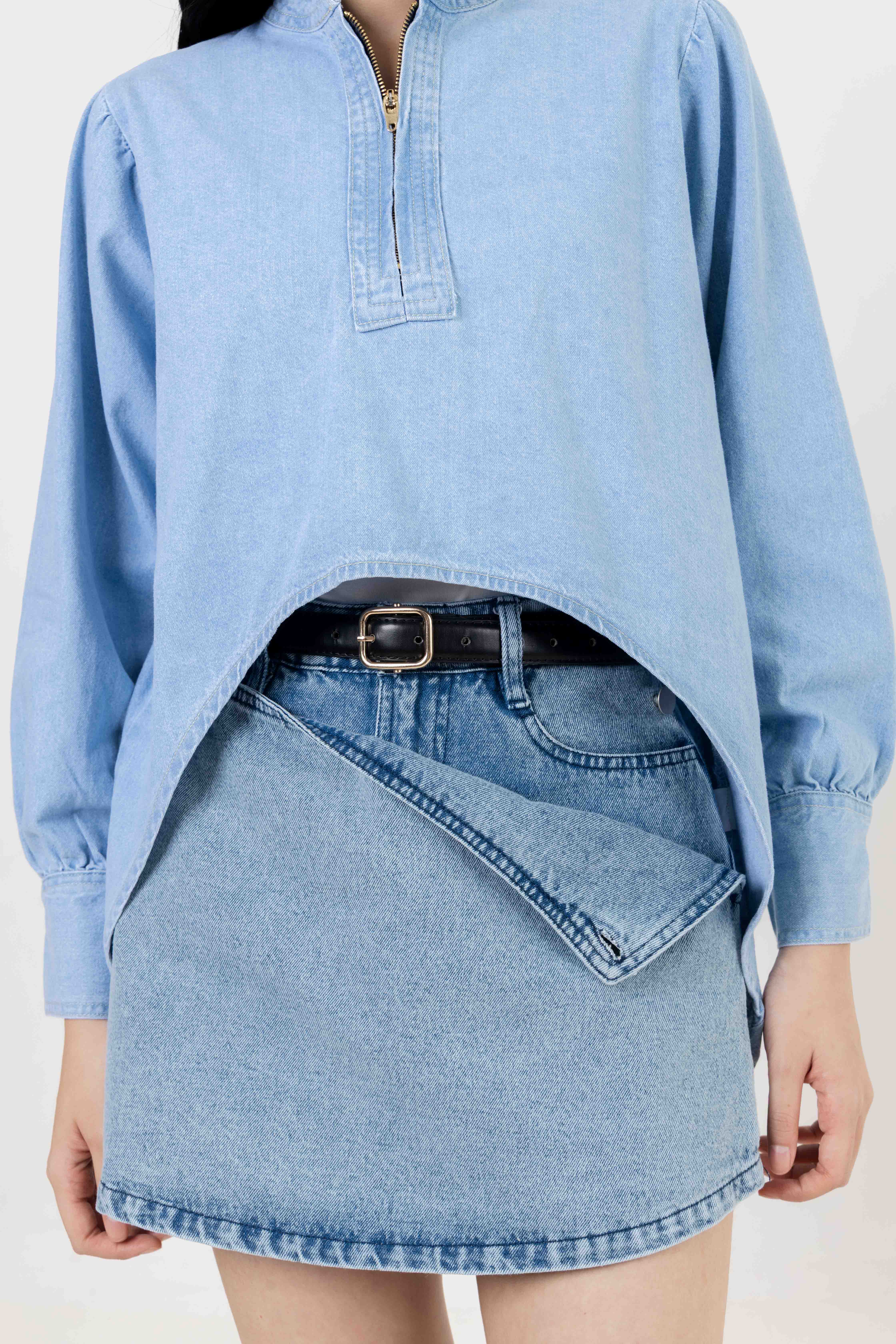 Vonny Denim Blouse