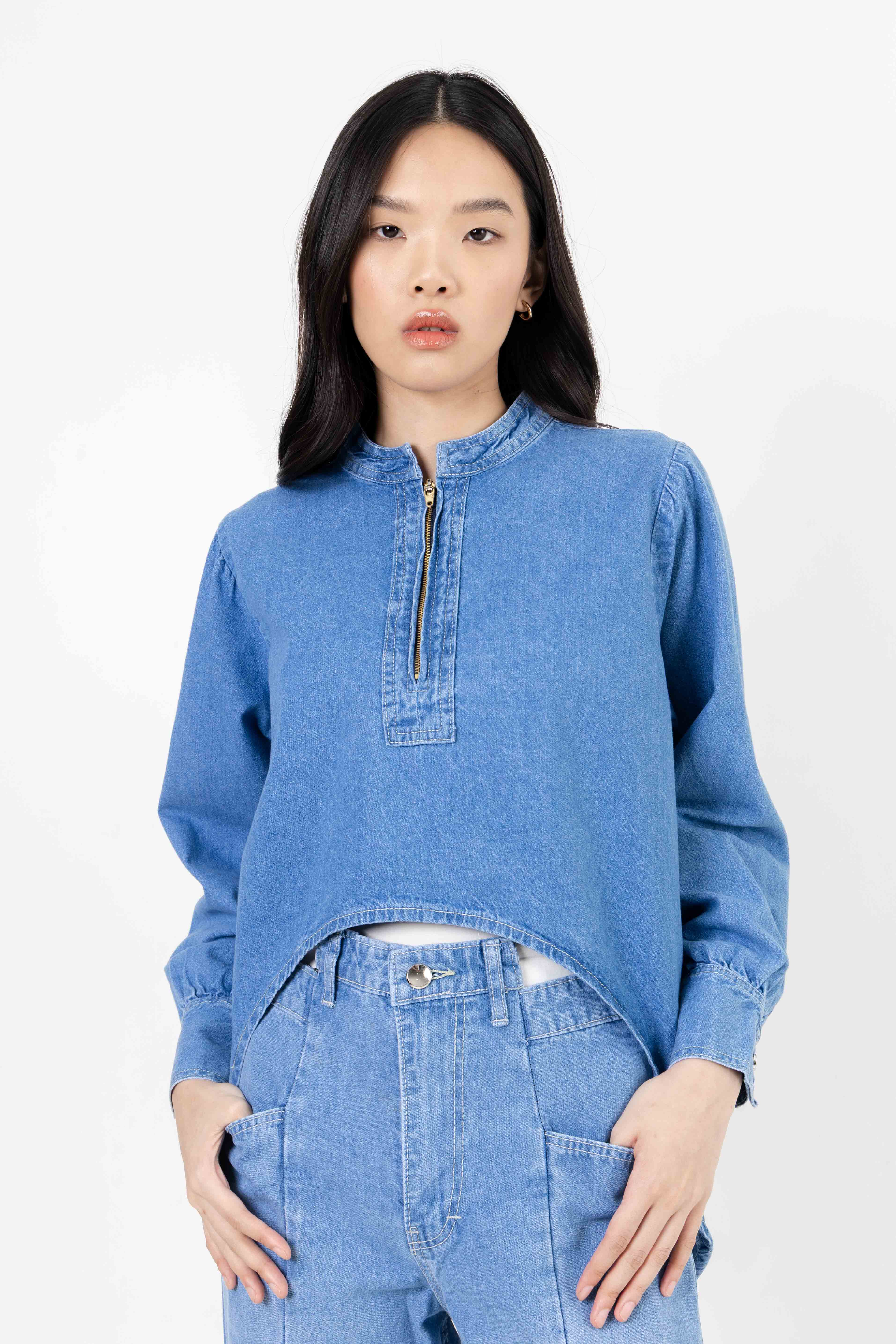 Vonny Denim Blouse