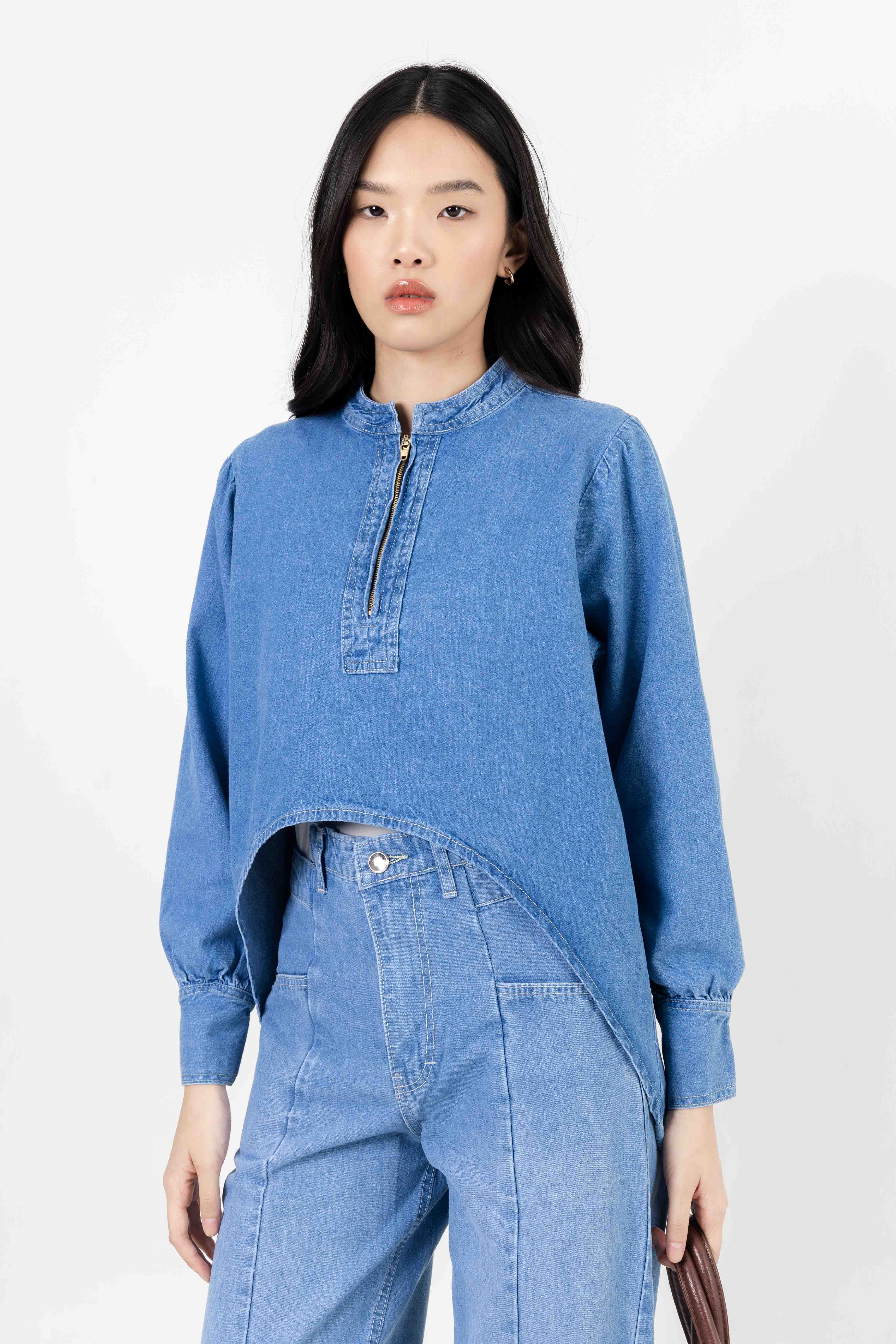 Vonny Denim Blouse